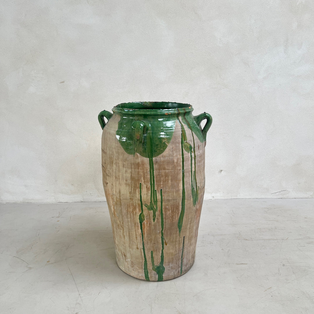 Antique Spanish Olive Urn XL