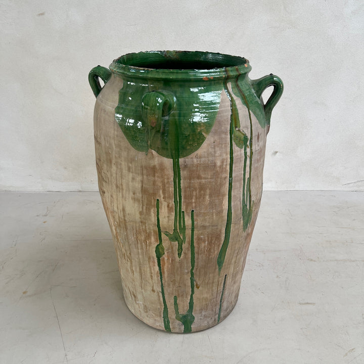 Antique Spanish Olive Urn XL