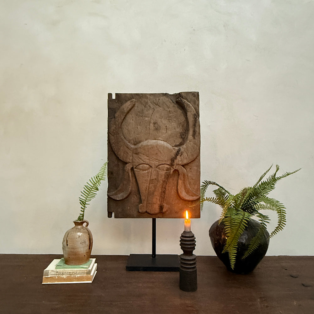 Antique Sumba Handcarved Panel | Ram 