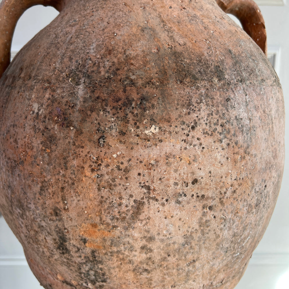 rustic surface details of Antique Terracotta Urn | Pedro