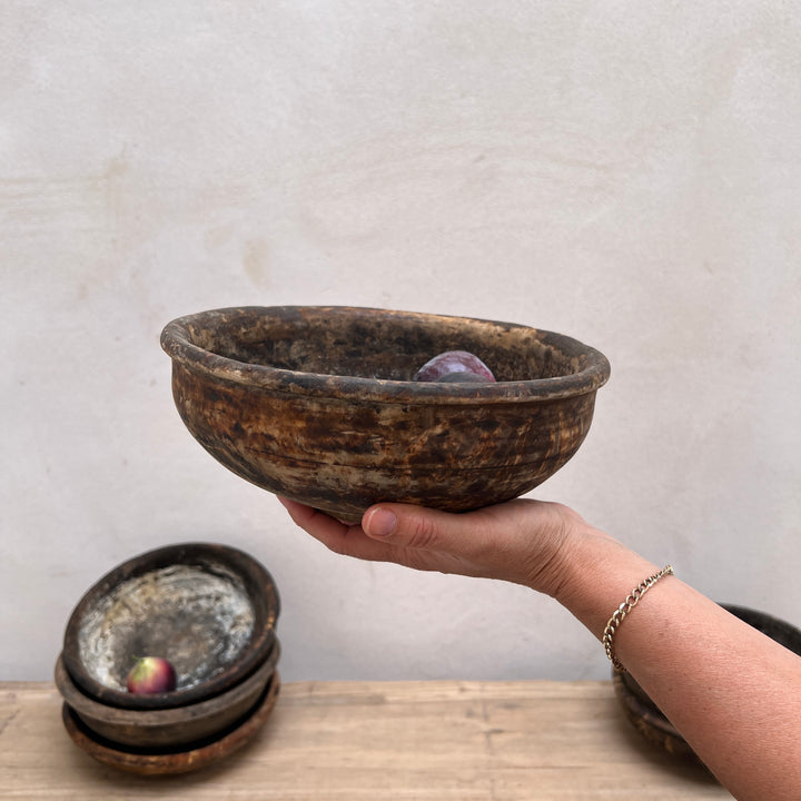 Antique Thai Wooden Bowl