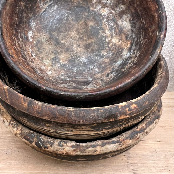 Antique Thai Wooden Bowl