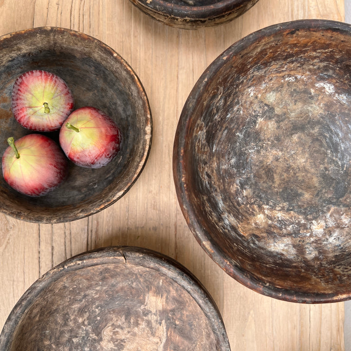 Antique Thai Wooden Bowl