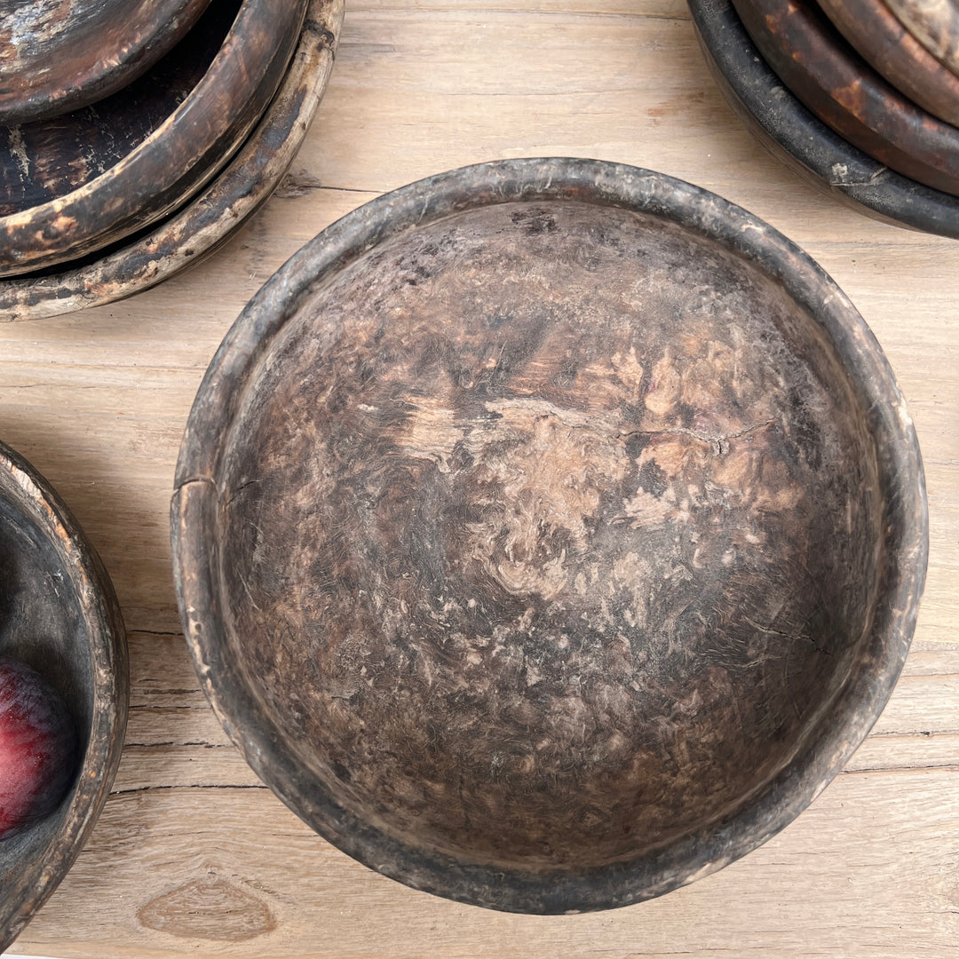 Antique Thai Wooden Bowl