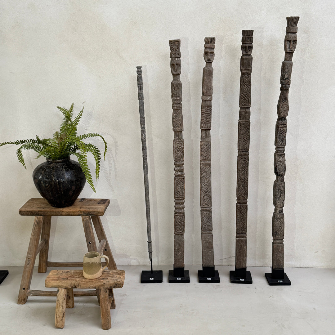 Antique Tribal totem pole