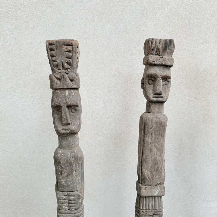 Antique Tribal totem pole