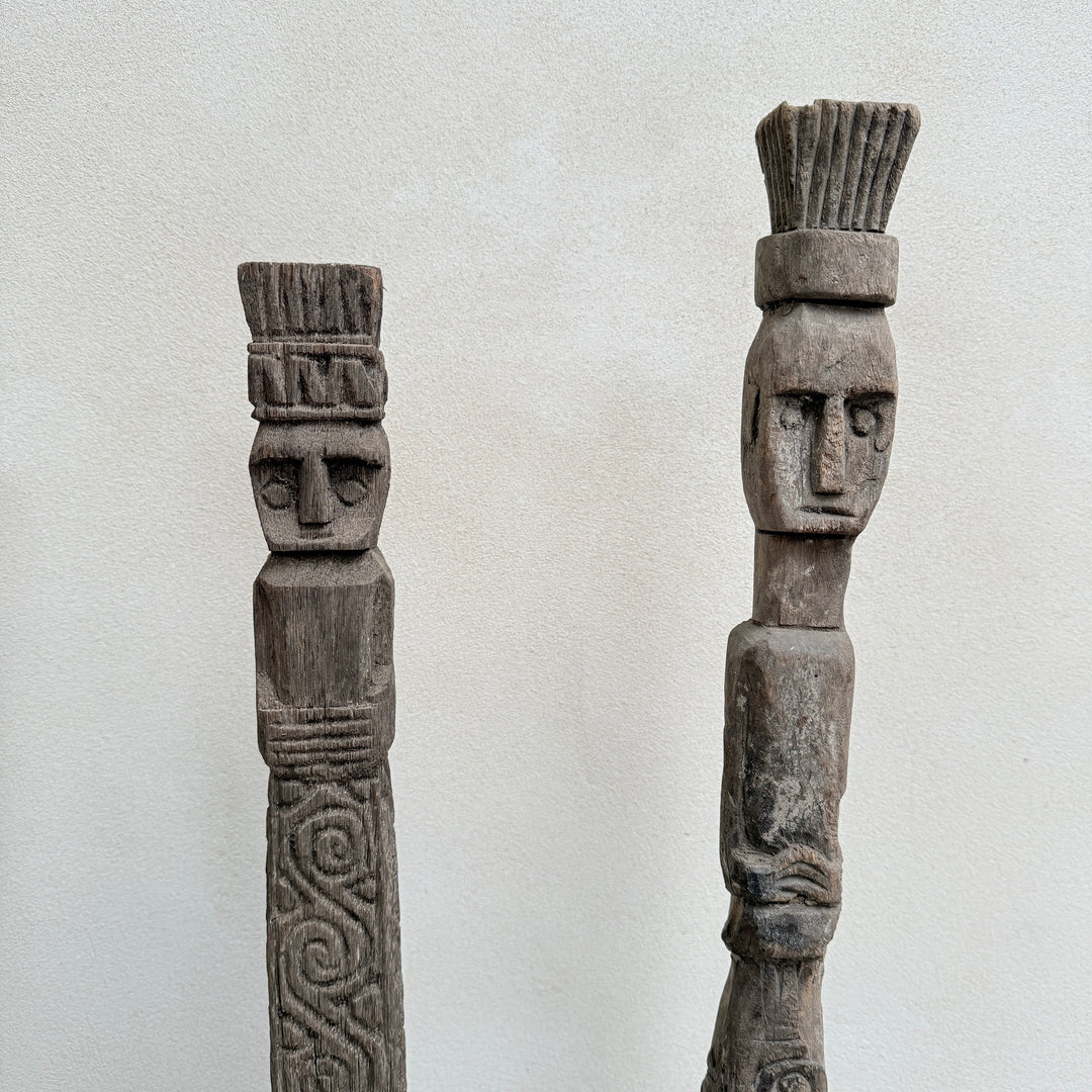 Antique Tribal totem pole