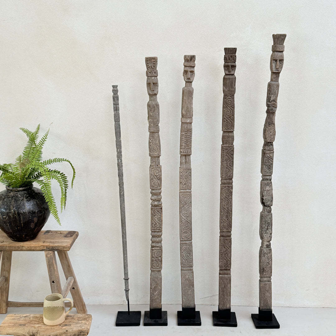 Antique Tribal totem pole