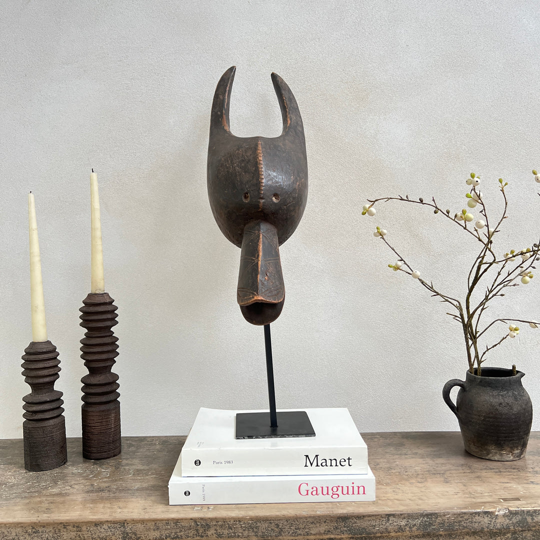 Antique West African tribal mask | Anas
