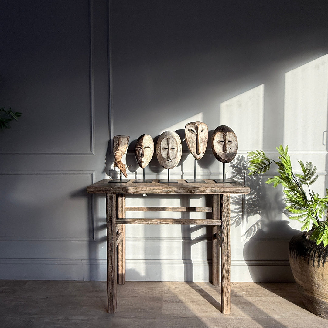 Antique West African tribal masks