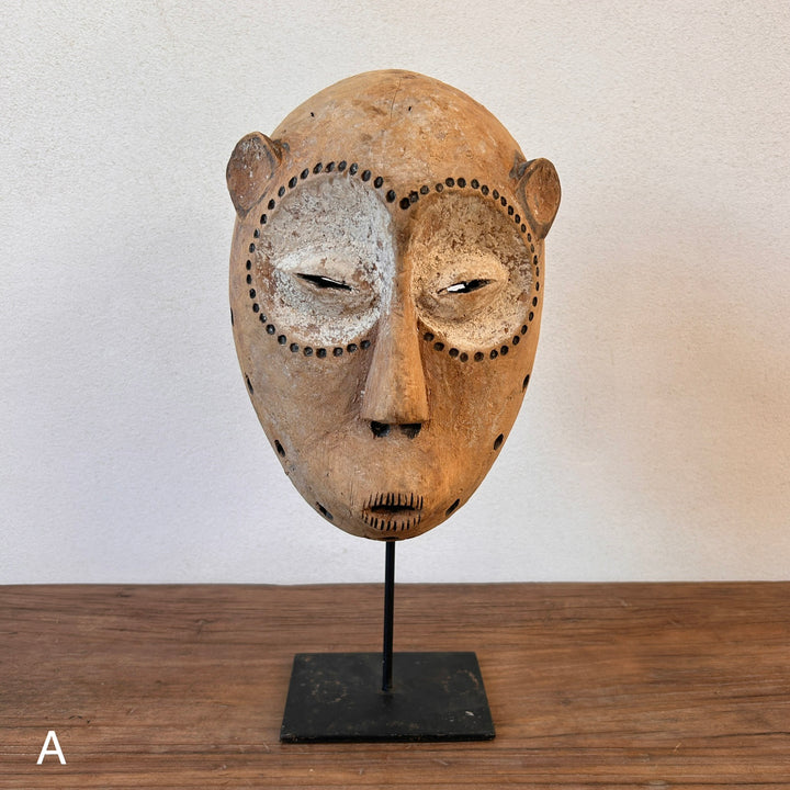 Antique West African tribal masks