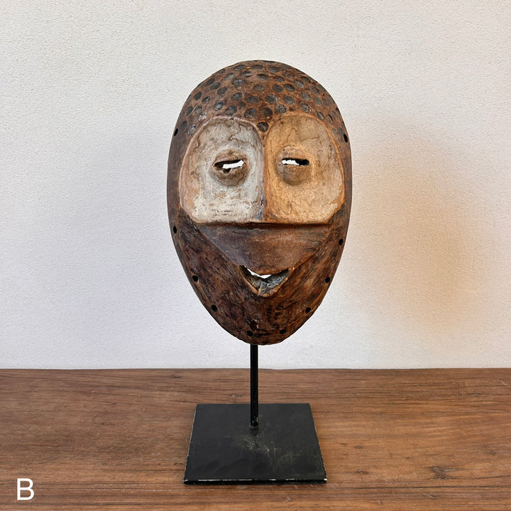 Antique West African tribal masks