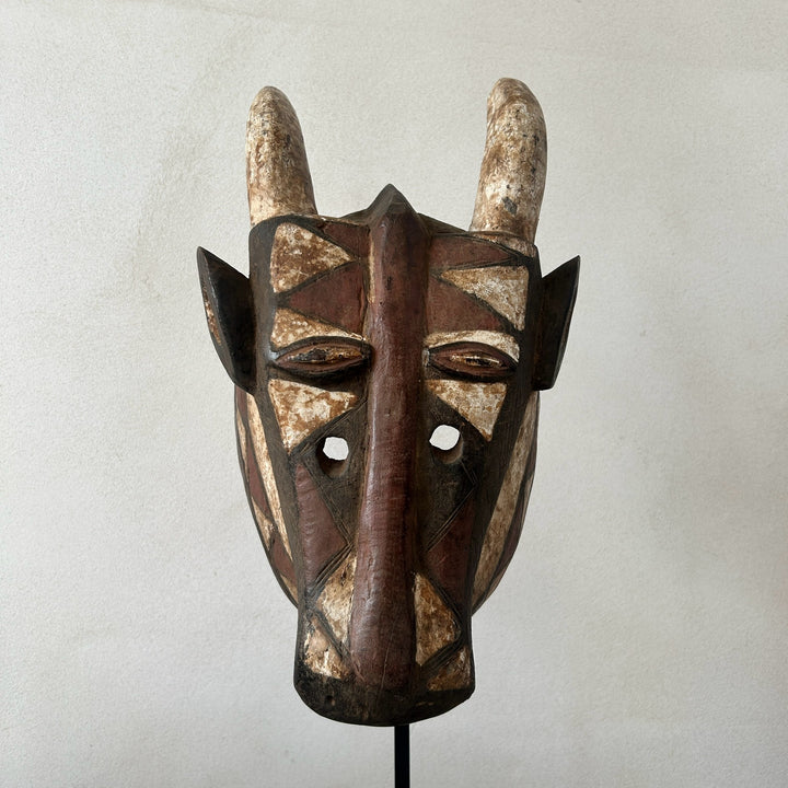 Antique West African tribal masks