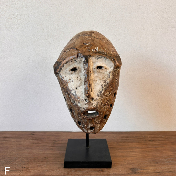 Antique West African tribal masks