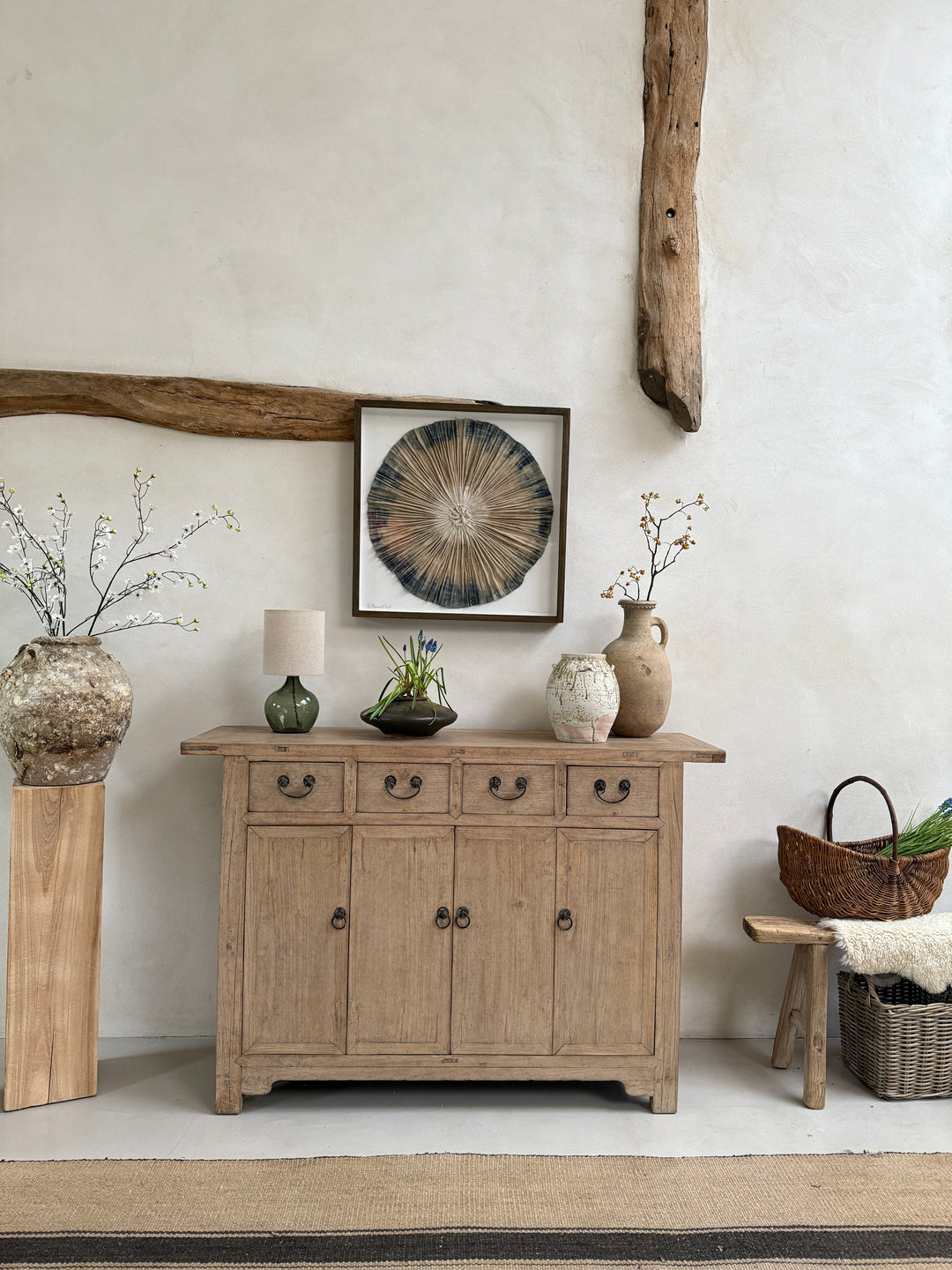 Antique Wood Sideboard | Sherah