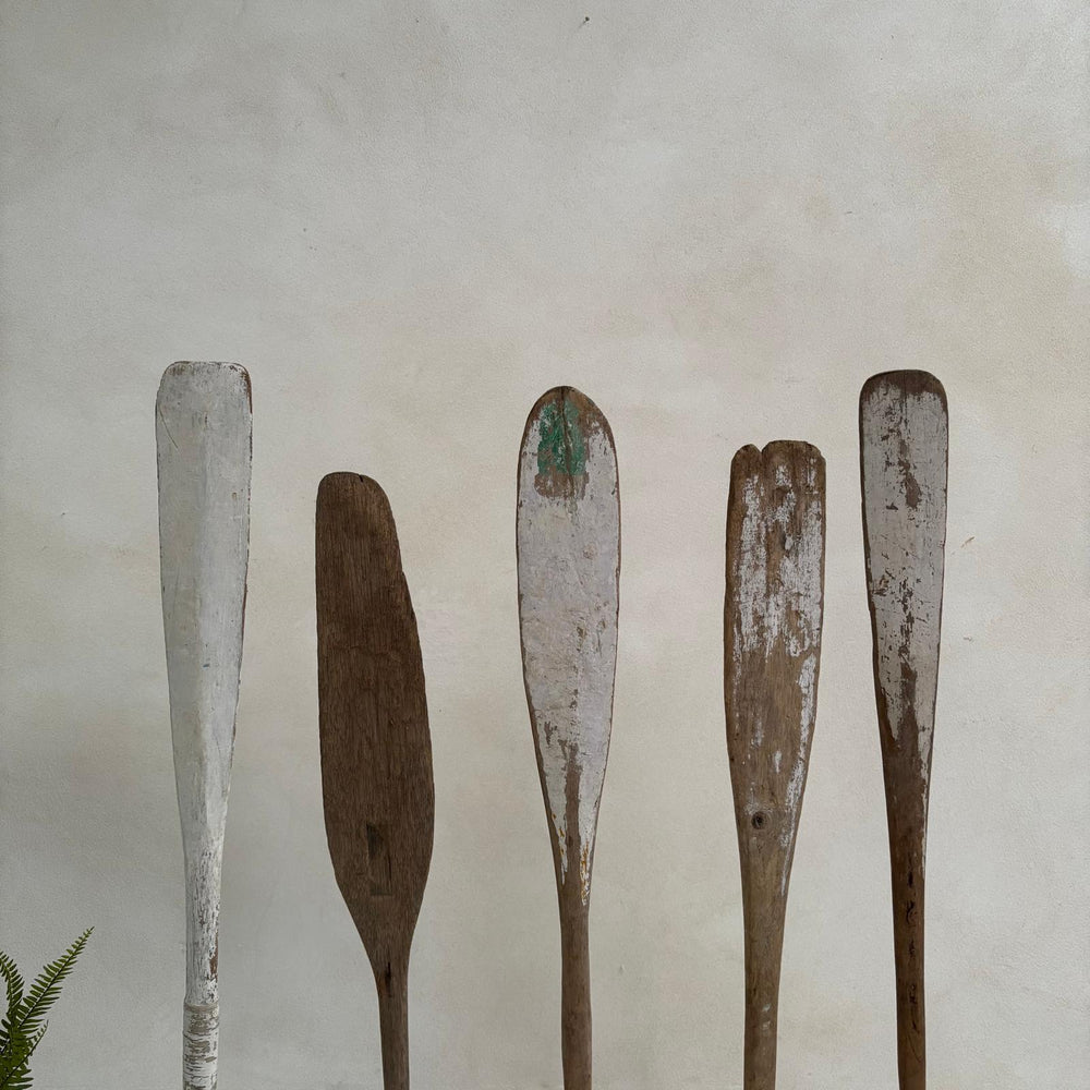 Antique Wooden Oars