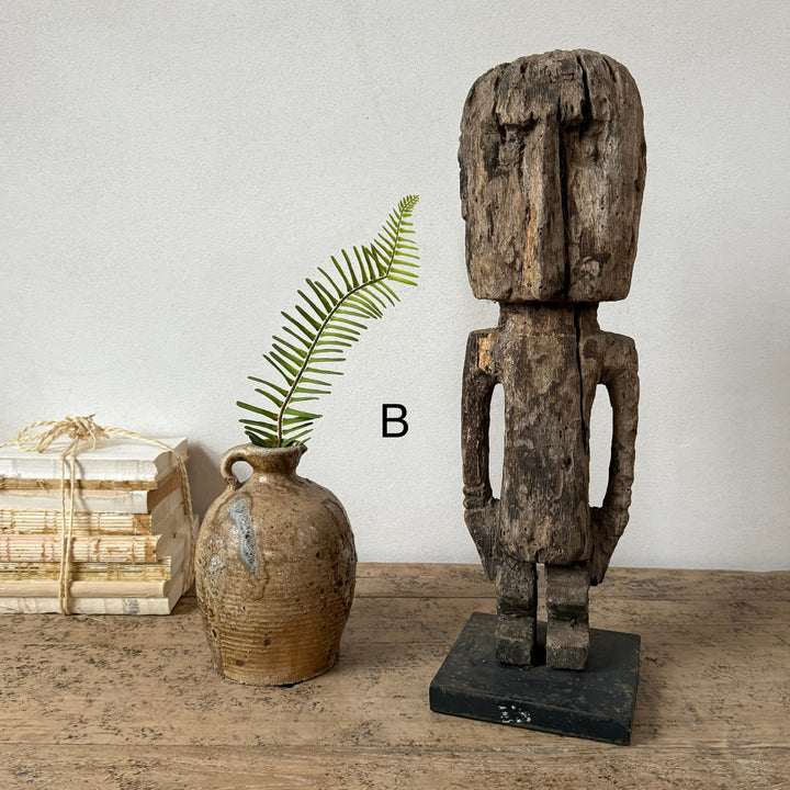 Antique Wooden Sumba Statues | Halim