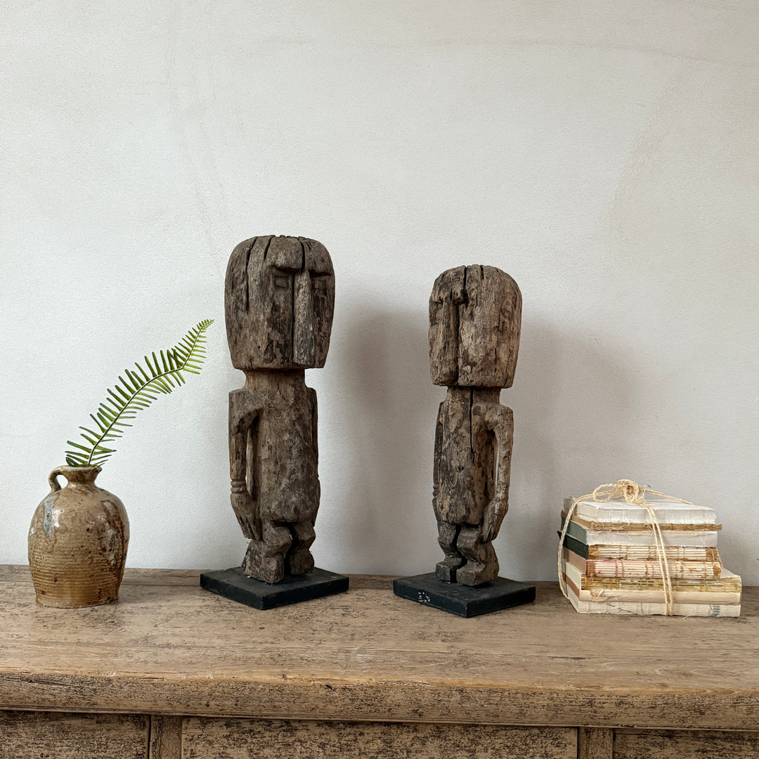Antique Wooden Sumba Statues | Halim