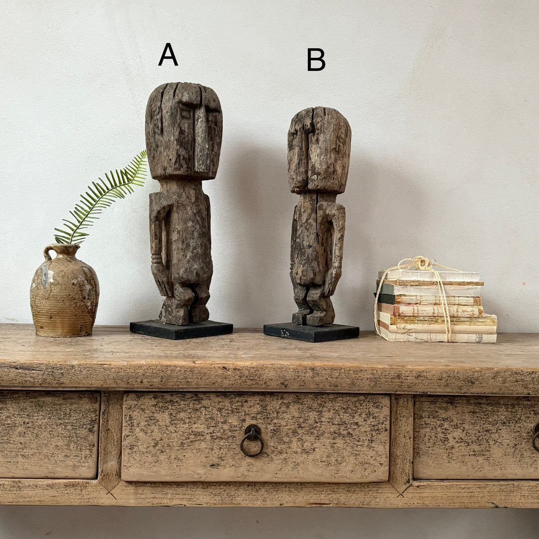 Antique Wooden Sumba Statues | Halim