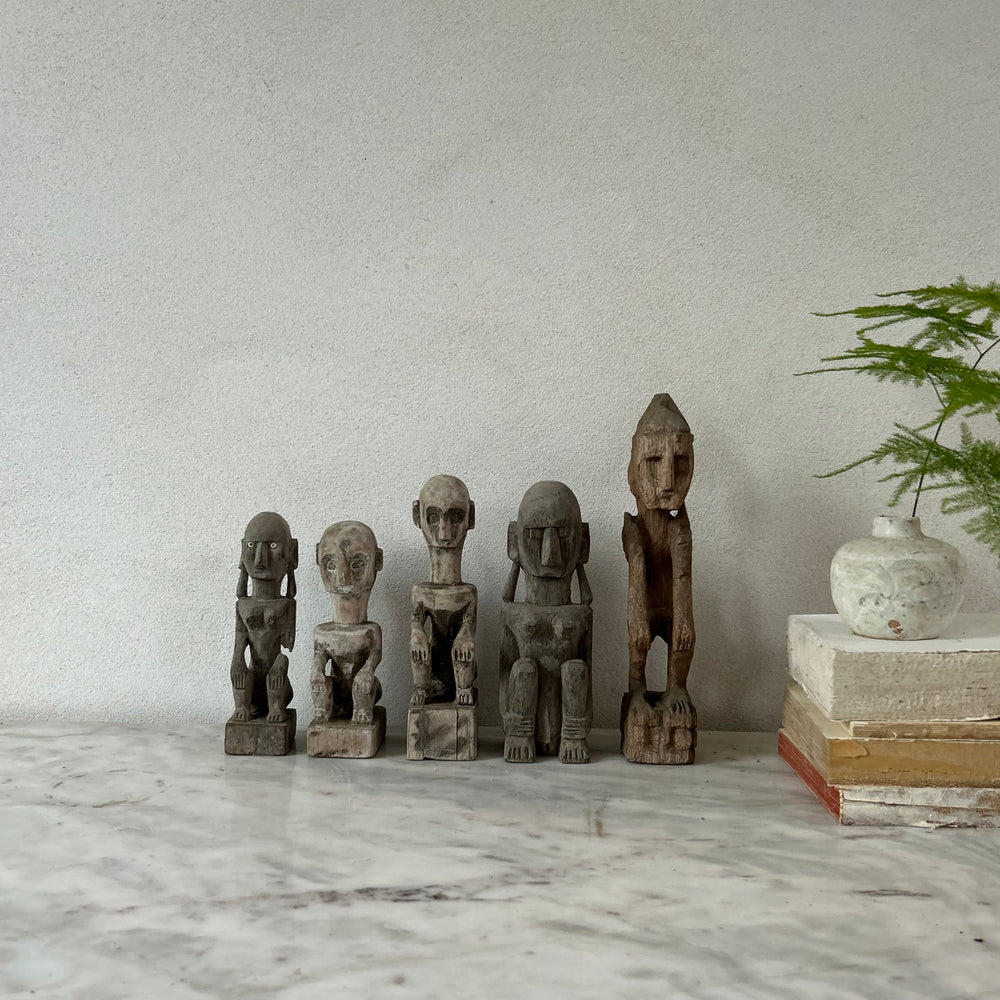 Antique Wooden Sumba Statues
