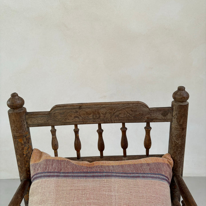 Antique Woven String Armchair | Emilou