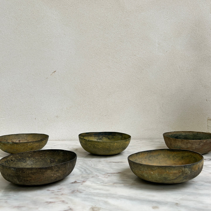 Antique brass handmade bowls | Lestari