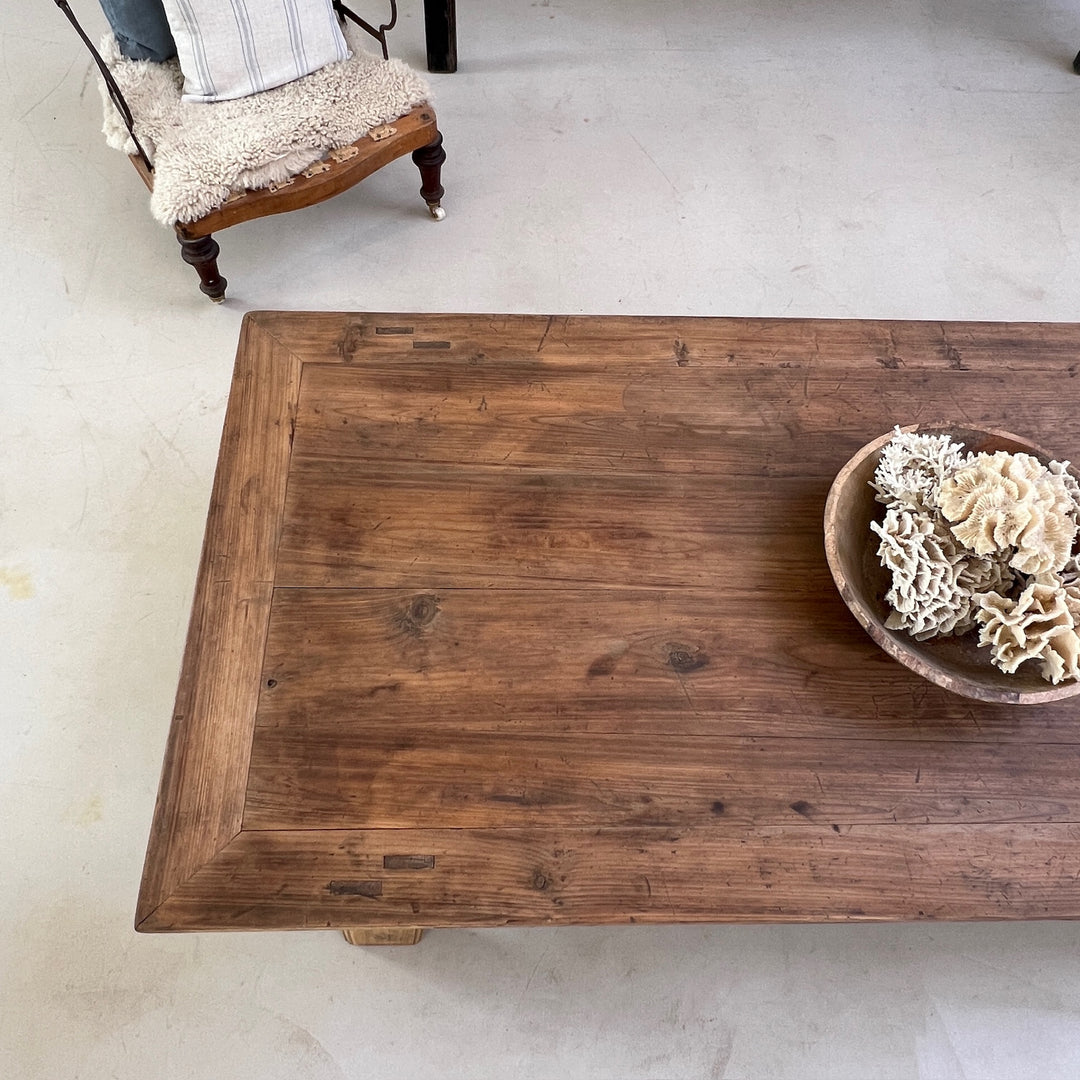 Antique extra large daybed coffee table | Reynolds