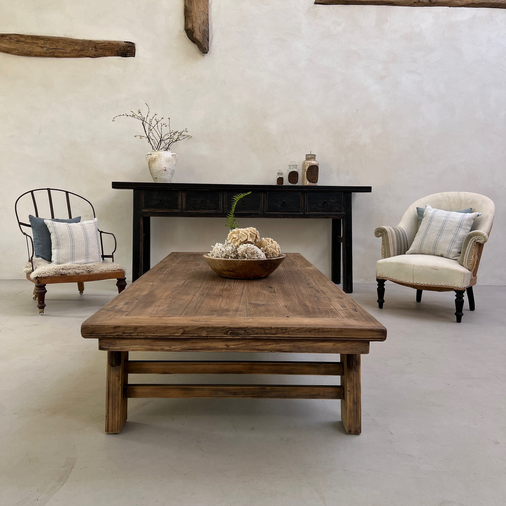 Antique extra large daybed coffee table | Reynolds