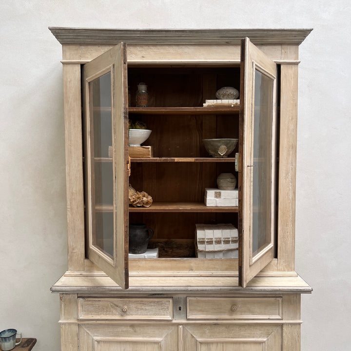 Antique glazed French dresser Alexandre 