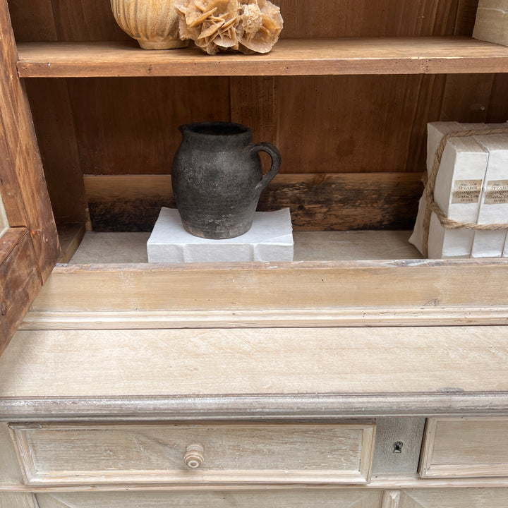Antique glazed French dresser Alexandre