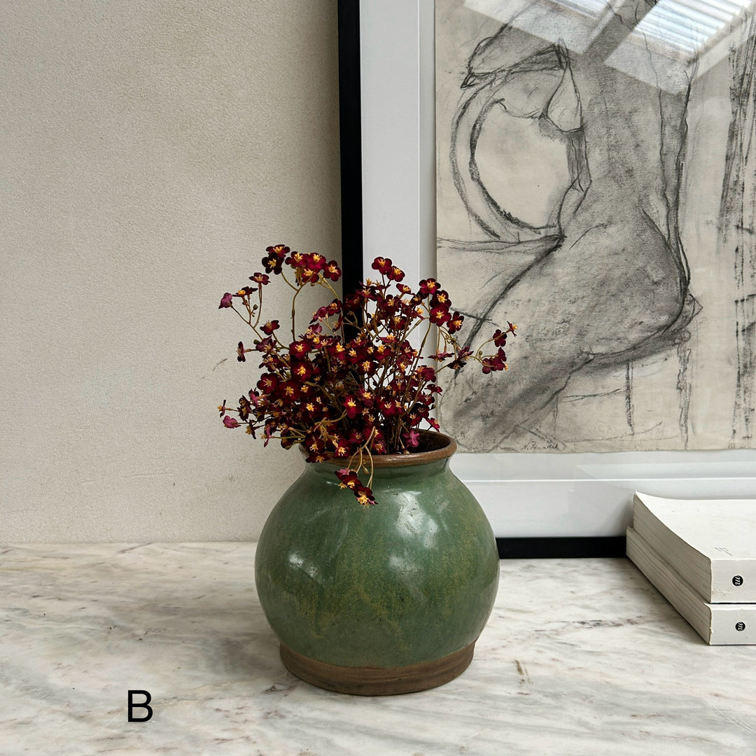 Antique green vases | Malati