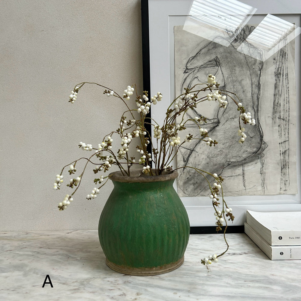 Antique green vases | Malati