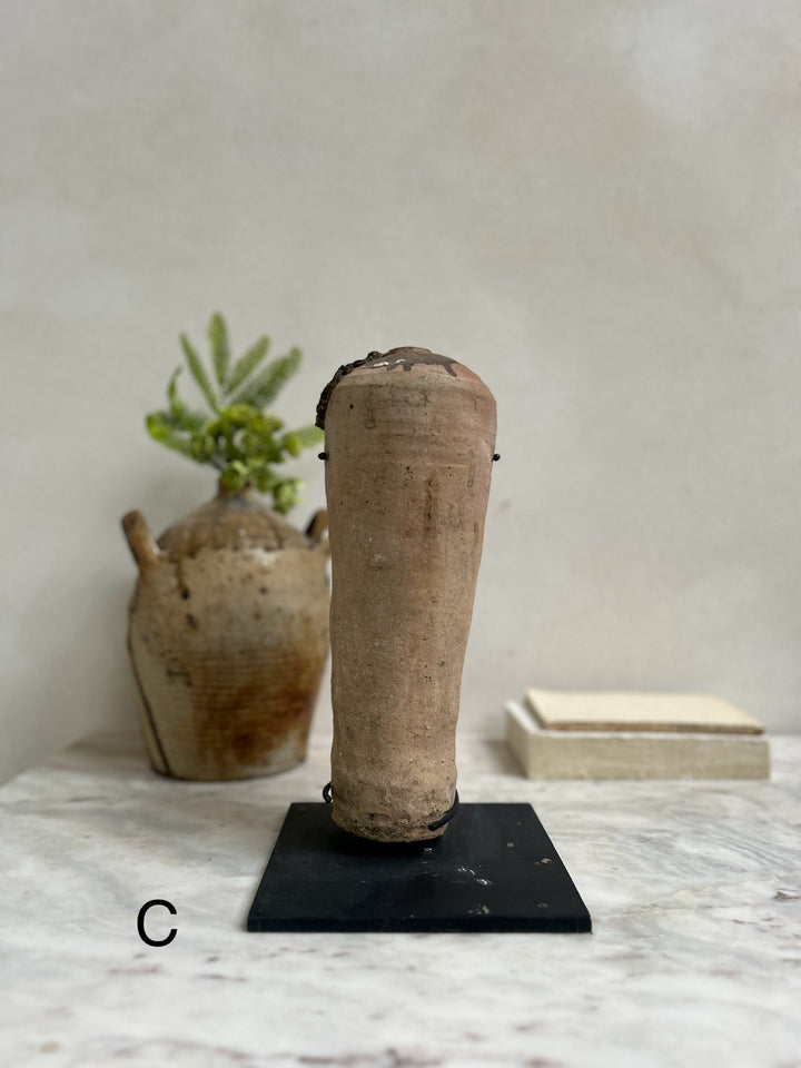 Antique mercury vessel on stand