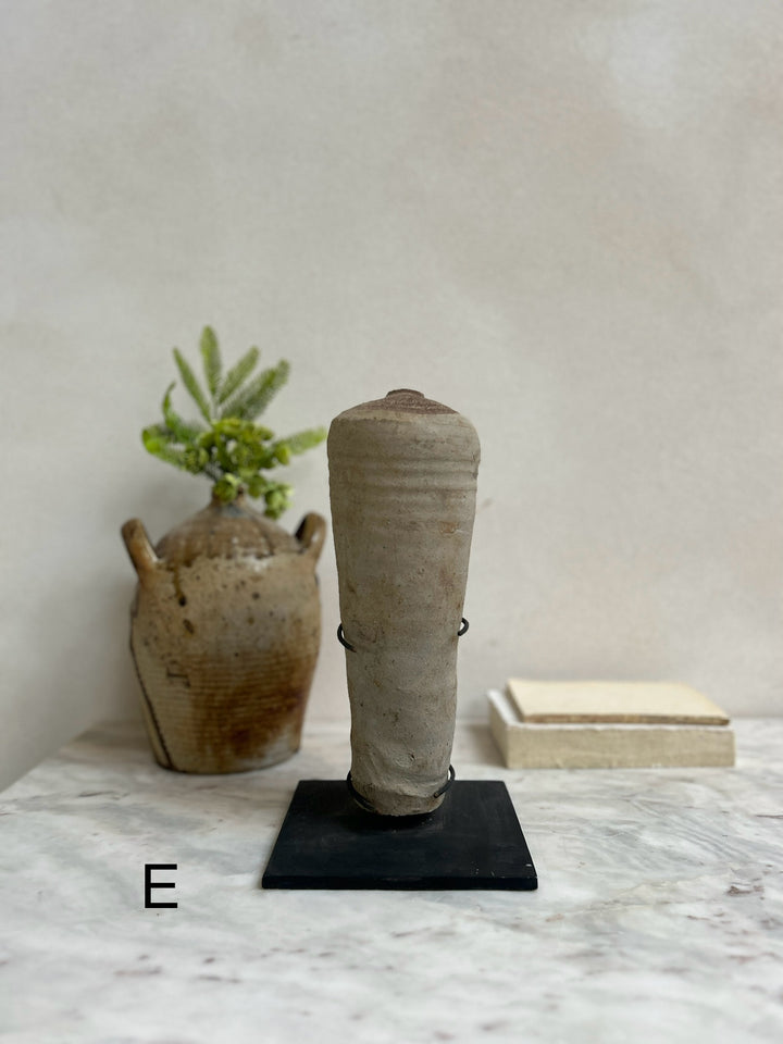 Antique mercury vessel on stand