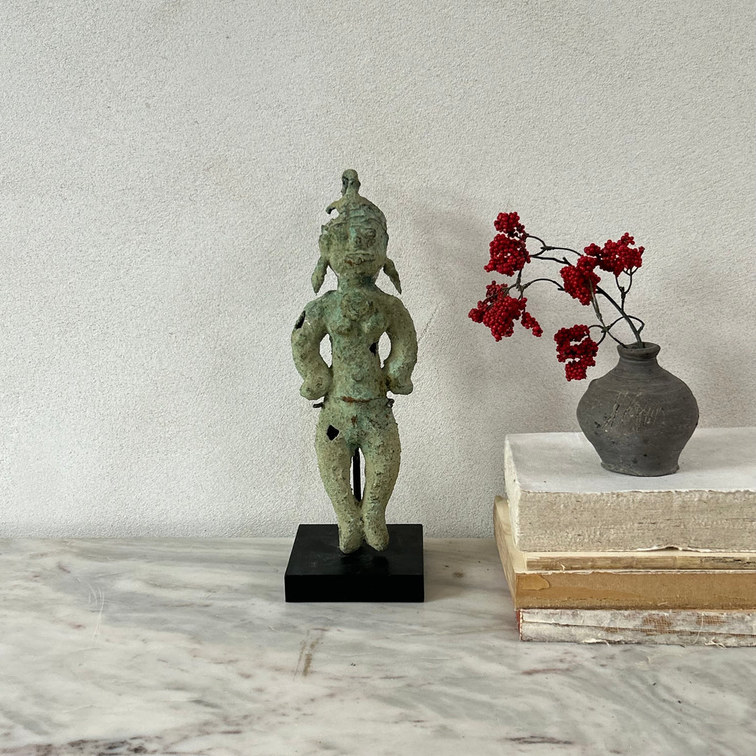 Antique primitive bronze statue | Java