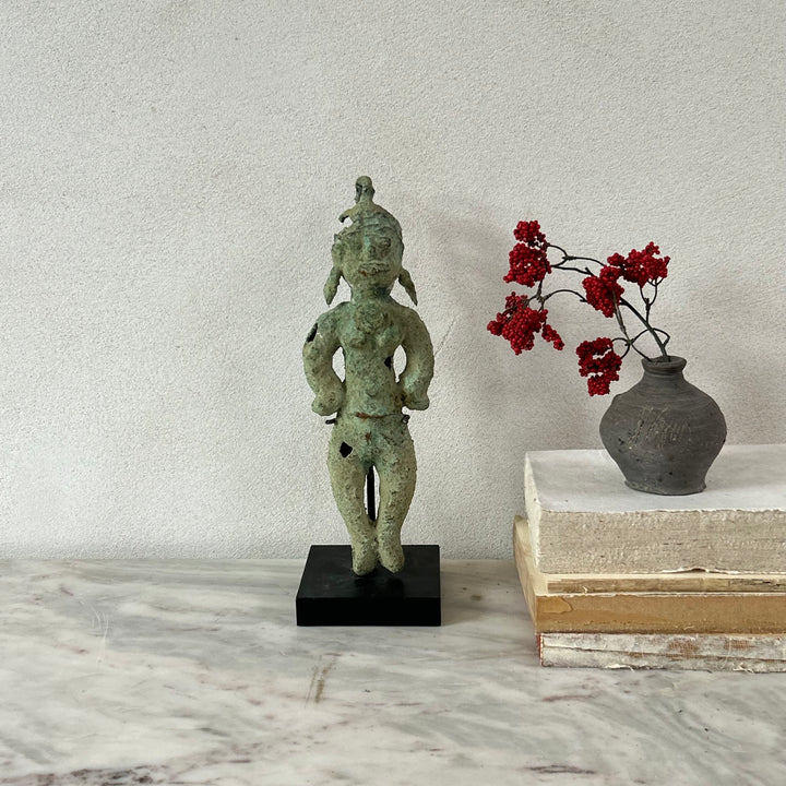 Antique primitive bronze statue | Java