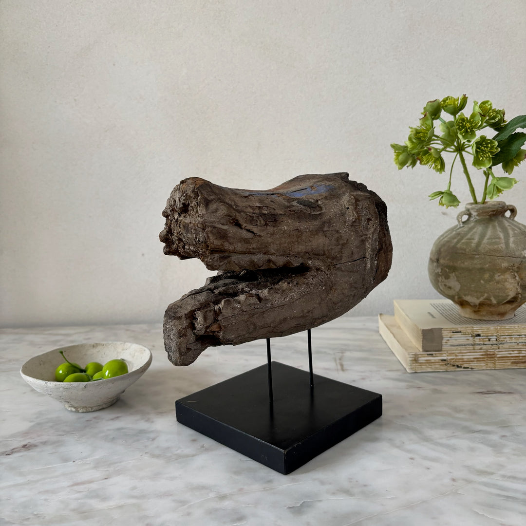 Antique primitive wooden animal | Boar