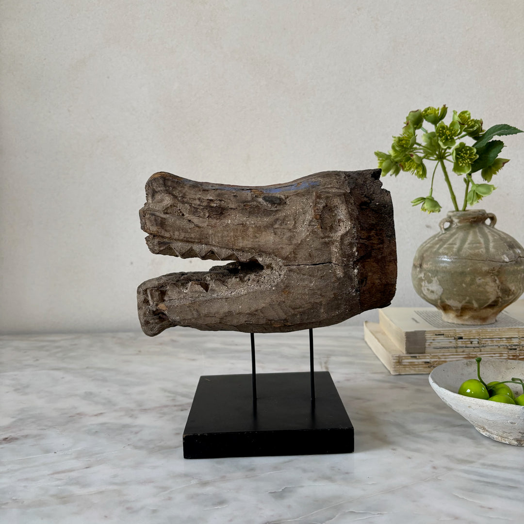 Antique primitive wooden animal | Boar