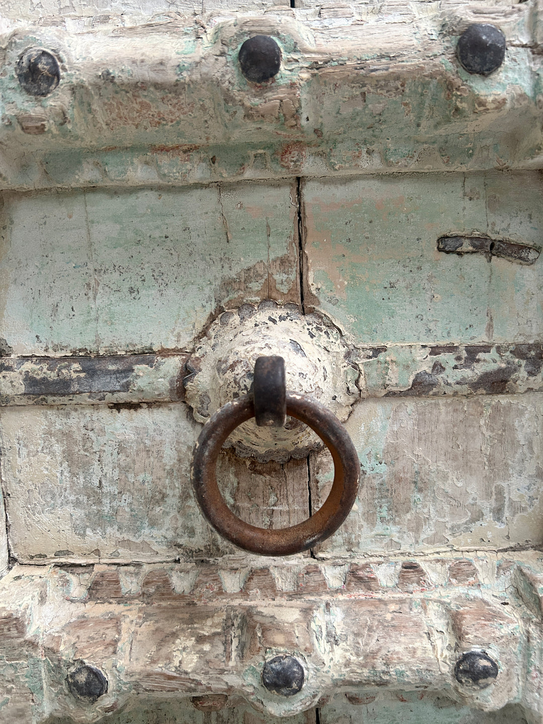 Antique rustic white washed Cupboard | Ayesha