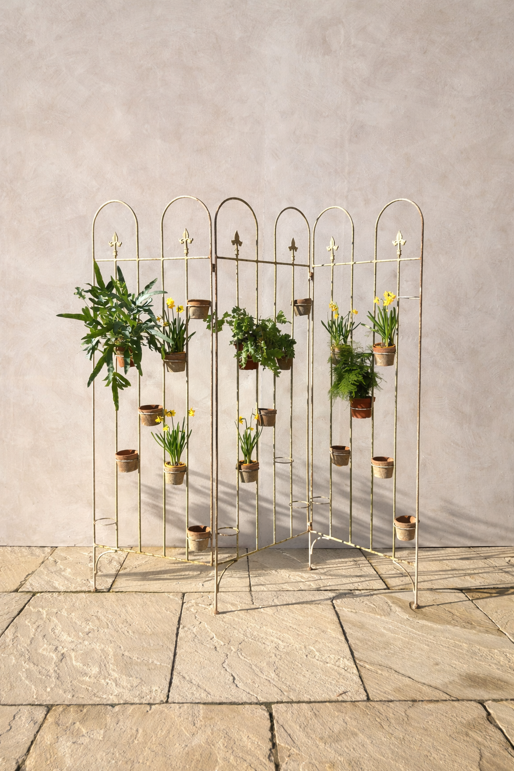 Antique victorian cast iron plant stand | Florence