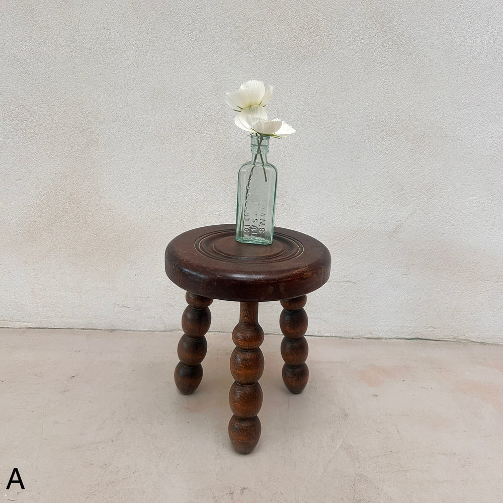 Antique wooden Bobbin Stool