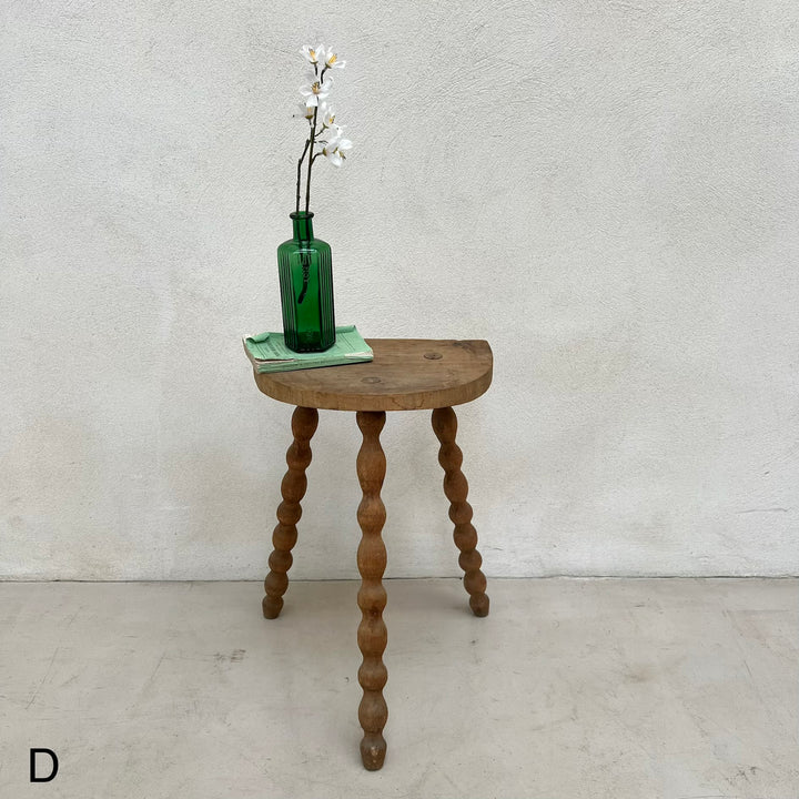 Antique wooden Bobbin Stool