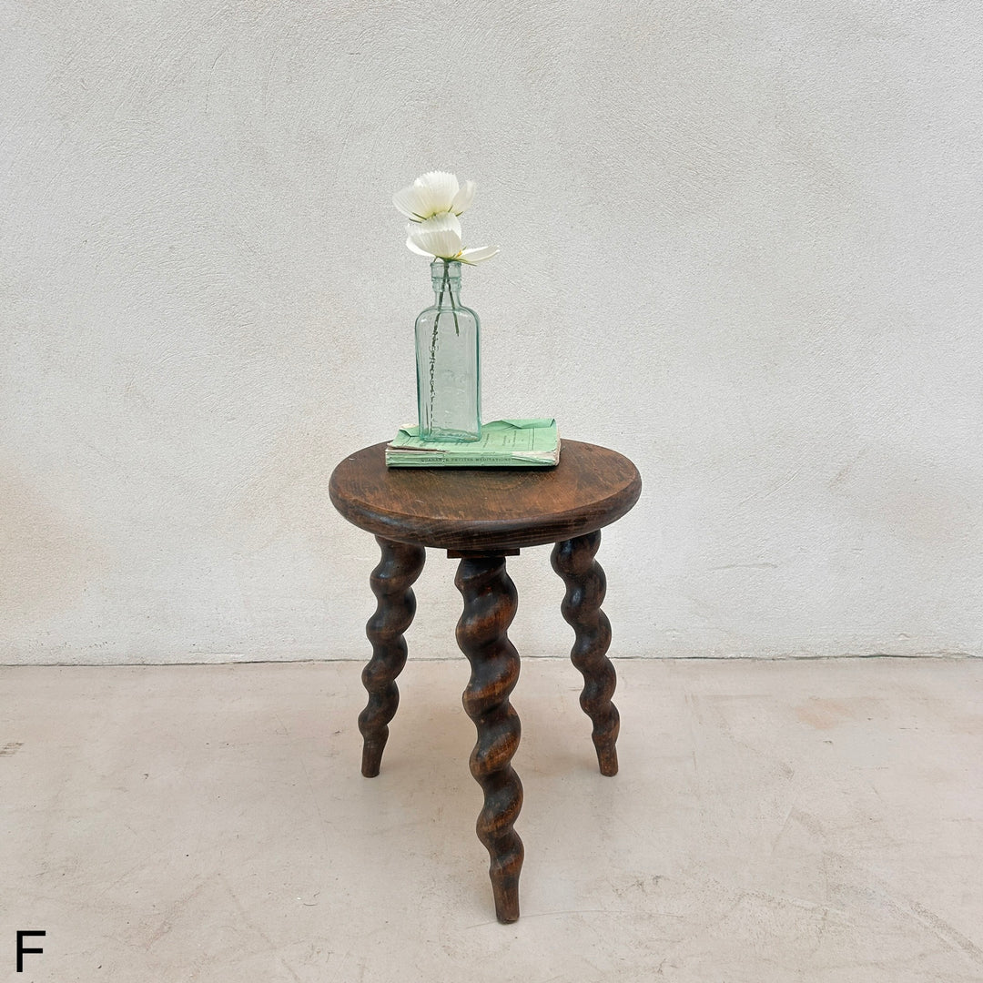 Antique wooden Bobbin Stool