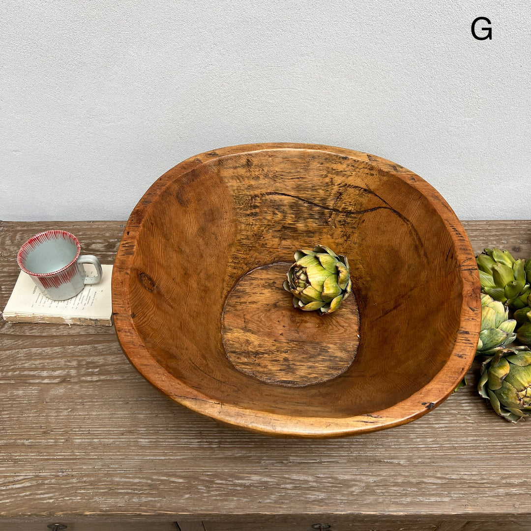 Antique wooden Dough Bowls