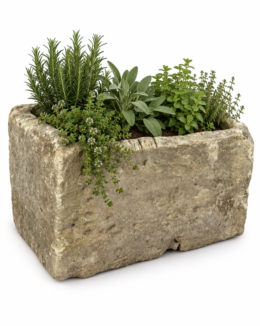 Antique hand carved stone trough | A
