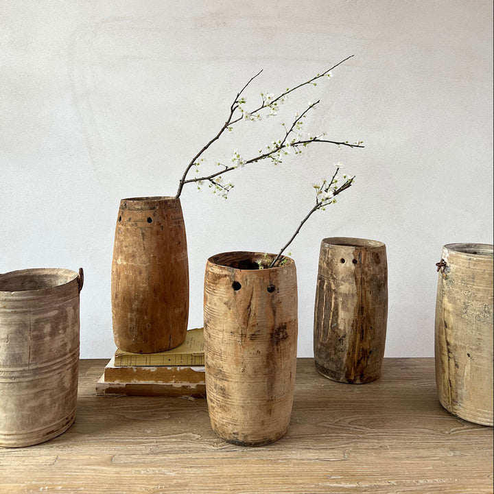 Wooden Nepali Pots Large B