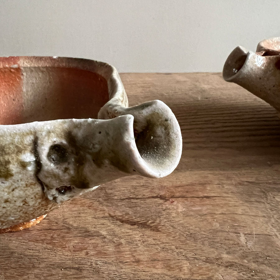 Vintage Japanese pottery medium bowl B