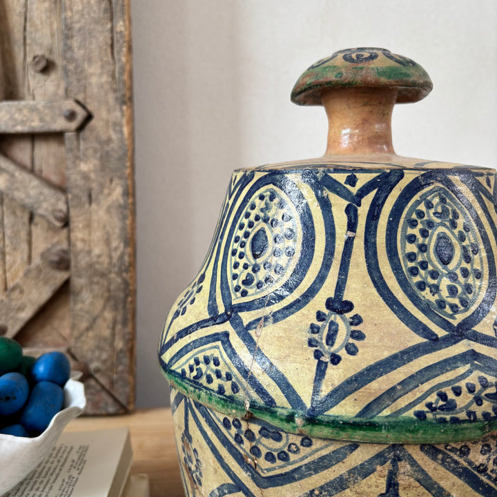 Antique Moroccan Safi Jubbaha Pot | Safi