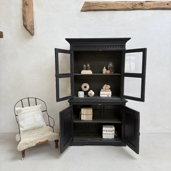 Antique glazed Cabinet Benson