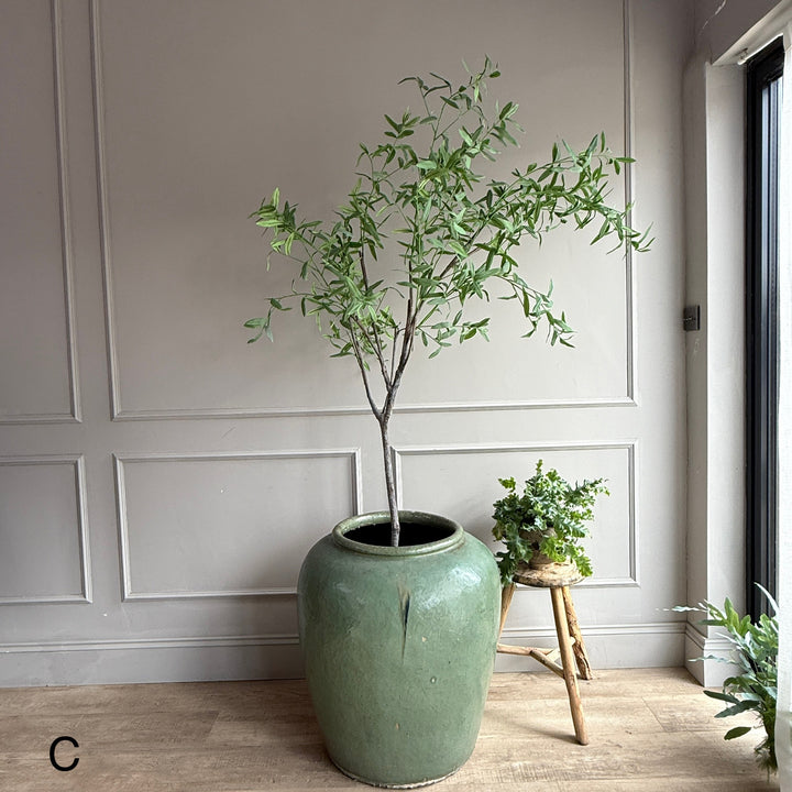 Extra Large Jade Antique Urn